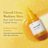 Medicube brightening serum with kojic acid, turmeric and niacinamide for uneven skin tone and pigmentation

