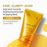 Medicube Kojic Acid Turmeric Overnight Mask with niacinamide and retinol for uneven skin tone and radiance