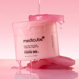 Medicube PDRN Pink Collagen Toning Gel Toner Pads 70 count jelly texture pads for tone correction, barrier support and radiant, smoother skin