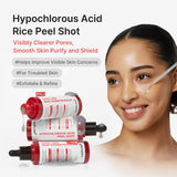 Medicube Rice Peel Shot 80ml with hypochlorous acid to remove dead skin cells and improve skin texture