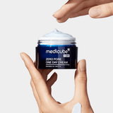 Medicube Zero Pore One Day Cream 50ml - Pore-clearing K-beauty cream with BHA, Niacinamide, and Adenosine to tighten pores and improve skin elasticity.