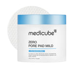 Korean skincare pore refining pads with PHA and hyaluronic acid – Medicube Zero Pore Pad.