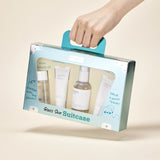 Mixsoon Glass Skin Suitcase featuring Mixsoon Bean Cleansing Oil, Bean Essence and Bean Cream