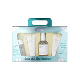Mixsoon Glass Skin Suitcase Korean skincare travel set with Bean and Centella products