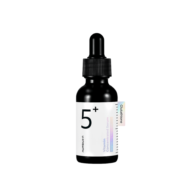 Numbuzin - No.5 Vitamin Concentrated Serum. Korean skincare with Vitamin C for brightening, anti-ageing, and hydration, perfect for glowing skin
