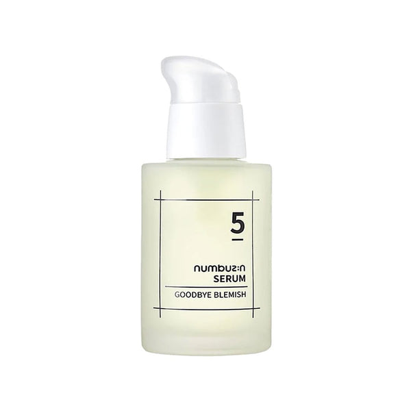 Numbuzin No.5 Goodbye Blemish Serum 50ml – Korean skincare serum for acne-prone skin, reducing blemishes, calming irritation and achieving clear, smooth skin
