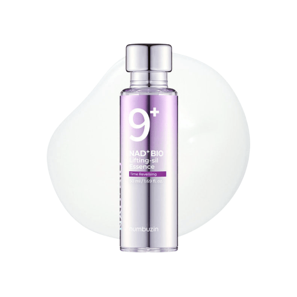 Numbuzin No.9 NAD Bio Lifting-Sil Essence 50ml anti-ageing serum bottle with firming skincare benefits