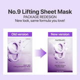 Korean lifting face mask with sculpting jawline band and PLA threads