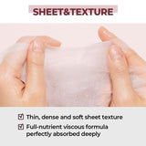 Hydrating and pore-refining sheet mask from Numbuzin No.3 for clearer, softer skin