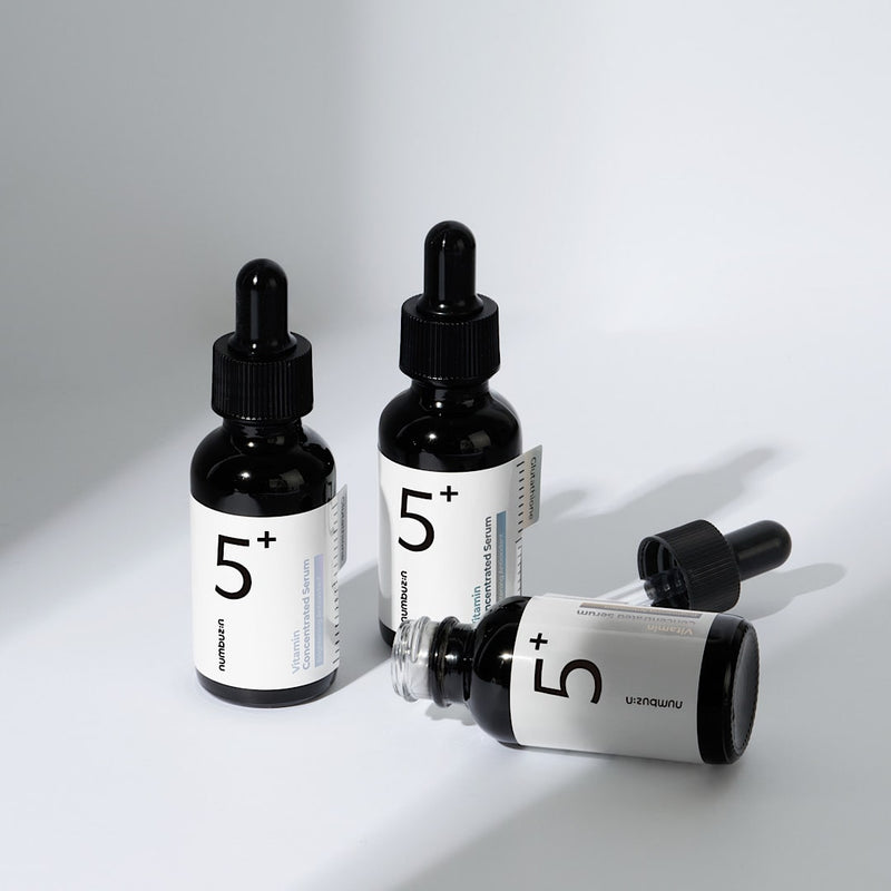 Numbuzin No.5 Vitamin Concentrated Serum is a potent Korean Vitamin C serum for brightening dark spots, evening skin tone and achieving radiant, youthful skin.