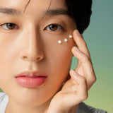 Korean Centella eye cream for sensitive skin with a fragrance-free formula to hydrate and soothe
