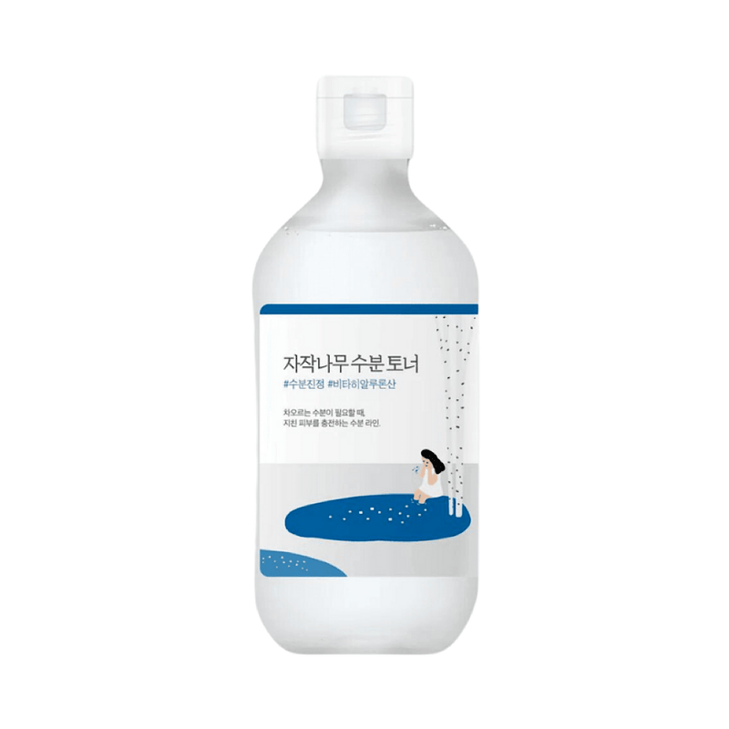 Round Lab Birch Juice Moisturizing Toner 300ml – Korean hydrating toner with birch sap for deep hydration, soothing, and skin barrier support