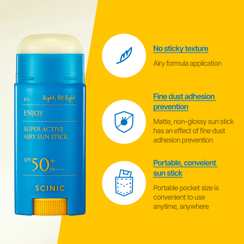 SCINIC Enjoy Super Active Airy Sun Stick 15g