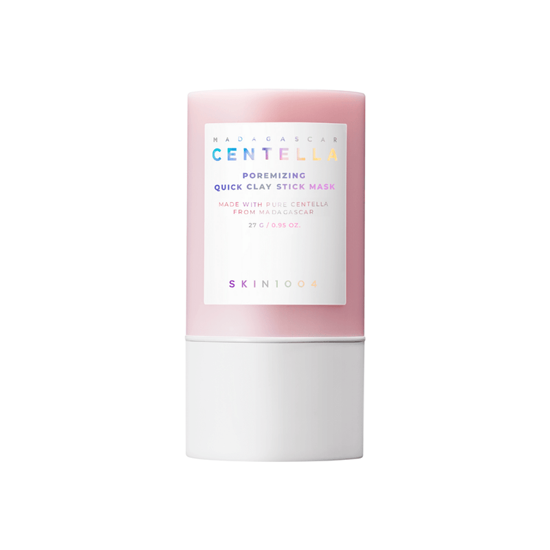 SKIN1004 Madagascar Centella Poremizing Quick Clay Stick Mask – Korean skincare clay mask for pore care, oil control and deep cleansing with natural centella asiatica extract.