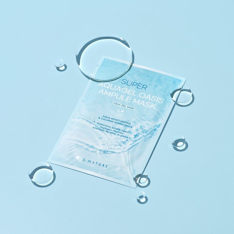 Hyaluronic acid sheet mask designed to deeply hydrate and plump the skin, delivering intense moisture, improving elasticity, and reducing fine lines for a youthful appearance.