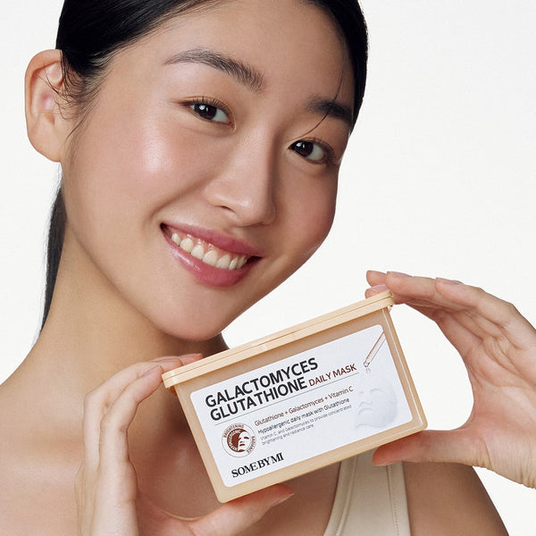 SOME BY MI Galactomyces Glutathione Daily Mask (30 Sheets) – Skin-Brightening and Moisturising Korean Beauty Sheet Masks