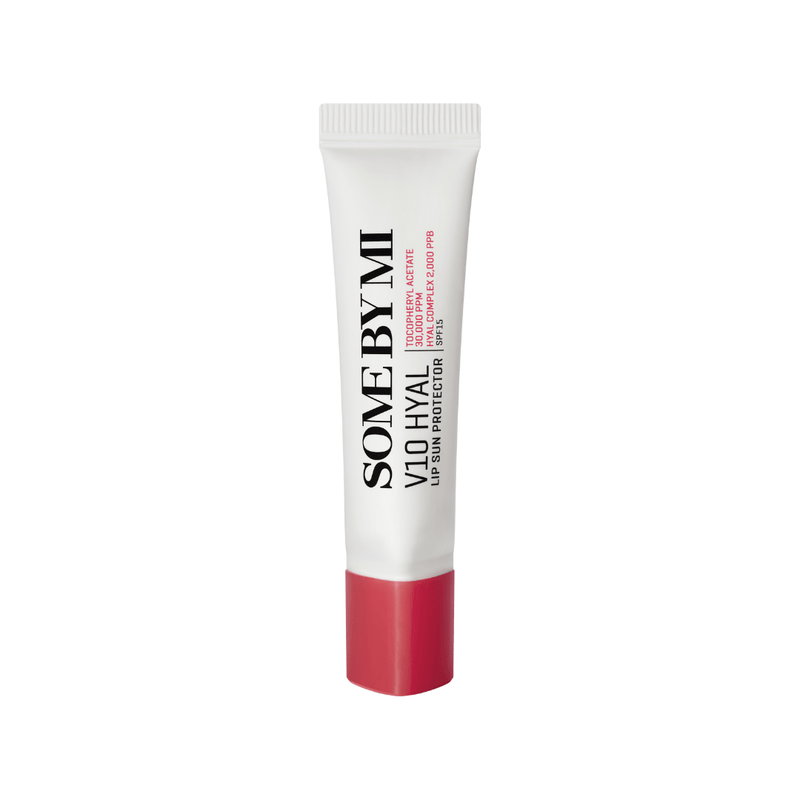 SOME BY MI V10 Hyal Lip Protector SPF15 Berry (7ml) – Hydrating Tinted Lip Balm with 10 Vitamins and UV Protection