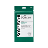 SOME BY MI Clear Spot Patch in packaging, a set of hydrocolloid acne patches that provide invisible protection, reduce redness, and help heal blemishes quickly; suitable for daytime or nighttime acne care.