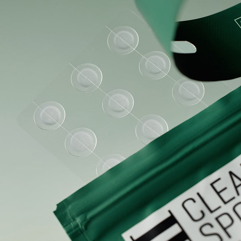 SOME BY MI Clear Spot Patch sheet with multiple sizes, a Korean skincare solution for targeted acne treatment; helps cover and heal blemishes while preventing scarring and irritation