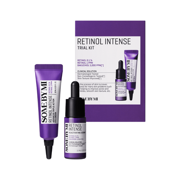 SOME BY MI Retinol Intense Trial Kit – 2 Minis (10ml Serum & 10ml Eye Cream) | Anti-Aging & Wrinkle Care