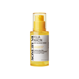 SOME BY MI Yuja Niacin Anti-Blemish Serum bottle, a brightening Korean skincare serum infused with yuja extract and niacinamide to reduce dark spots, even skin tone, and target blemishes for a radiant complexion.