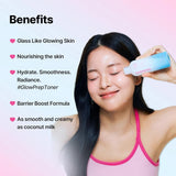 Soonding Coconut Rice Milk Toner bottle milky texture skincare toner for barrier repair and soothing hydration.