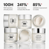 Korean barrier moisturiser with Ceramides and Shea Butter for dry, rough and sensitive skin – TIRTIR Ceramic Cream 50ml