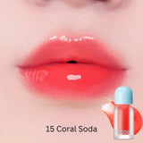 Tocobo Juicy Berry Plumping Lip Oil 15 Coral hydrating plumping lip oil with high shine