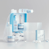 Tocobo vegan double cleansing duo removing makeup and sunscreen with plant-based oil and water cleansers.