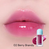 Tocobo Juicy Berry Plumping Lip Oil 02 Berry Brandy hydrating plumping lip oil with high shine