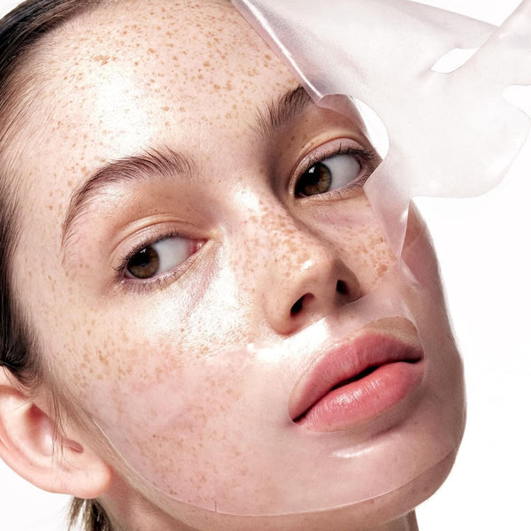 Korean 2-step hydrogel mask that smooths fine lines, hydrates skin, and boosts radiance.