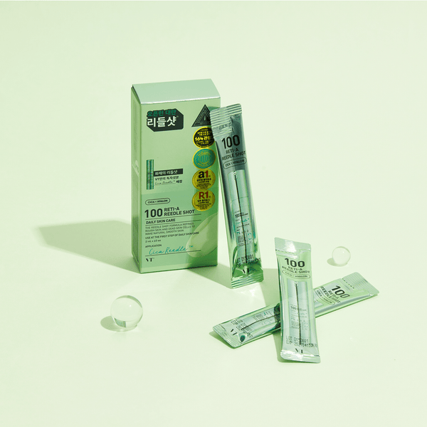 Korean anti-ageing stick serum to smooth pores, boost radiance, and improve uneven skin tone.