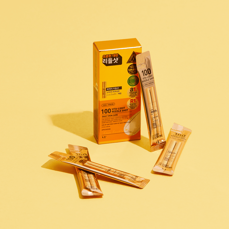 VT Cosmetics Vita-light Reedle Shot 100 Stick Pouch 2ml (10ea)