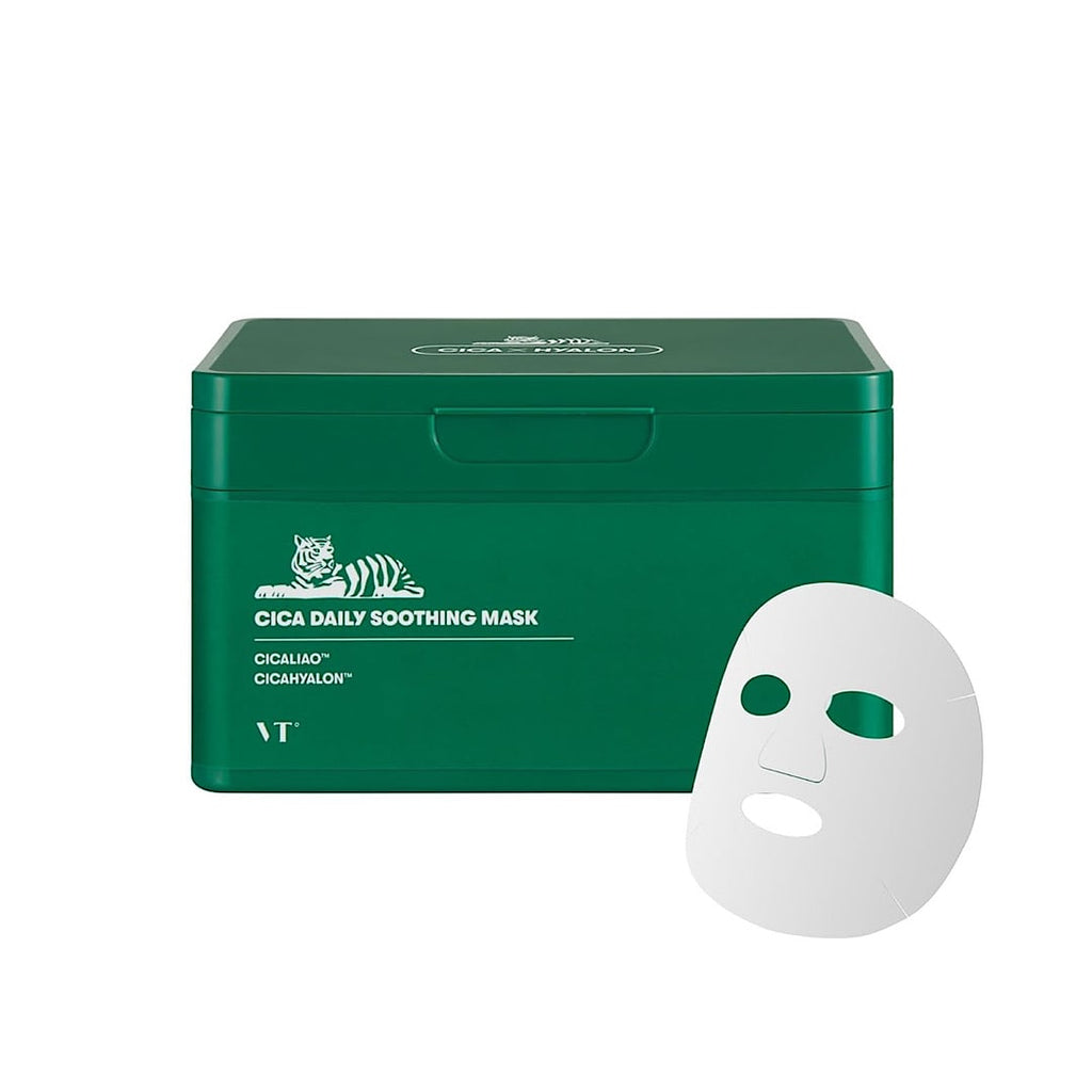 VT Cosmetics CICA Daily Soothing Mask (30 ea) | Skin2Seoul