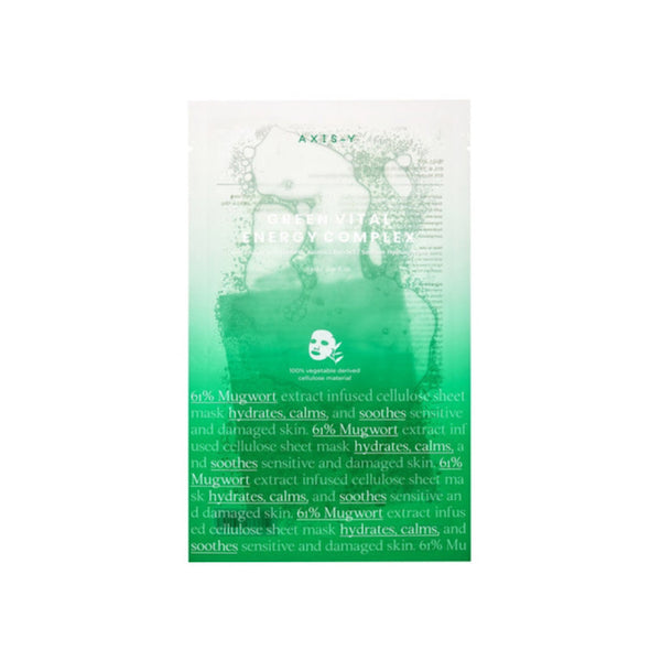 AXIS-Y 61% Mugwort Green Vital Energy Complex Sheet Mask